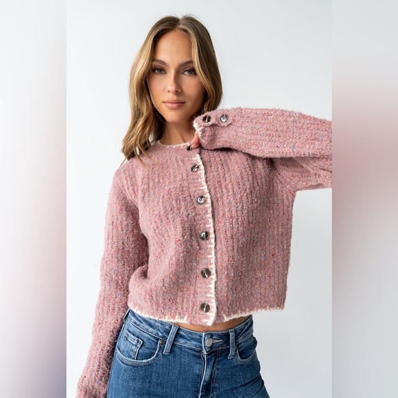 bohme Sweaters - Böhme Quincy Speckled Cardigan
